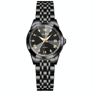 Waterproof Quartz Watch with Butterfly Buckle for Women