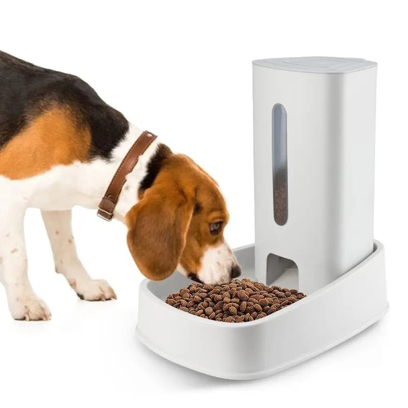 Buy Automatic Pet Food Dispenser For Large Medium Small Dogs With Clog