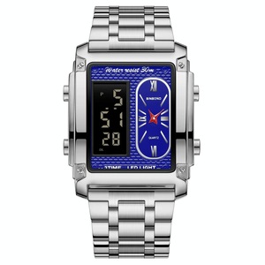 Waterproof Men Led Quartz Watch - Multifunctional Luminous