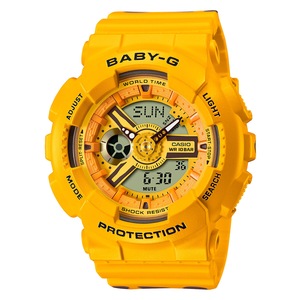 Casio Ba 110xslc 9ae Unisex Yellow Watch Quartz