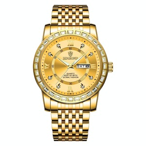 Diamond Dual-calendar Luminous Quartz Watch - B2202