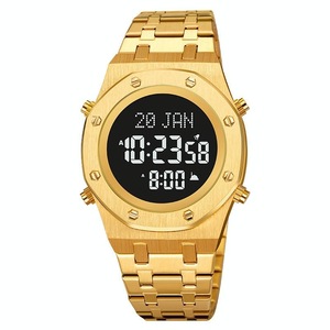 Digital Wrist Watch for Muslim Worships - Multifunctional