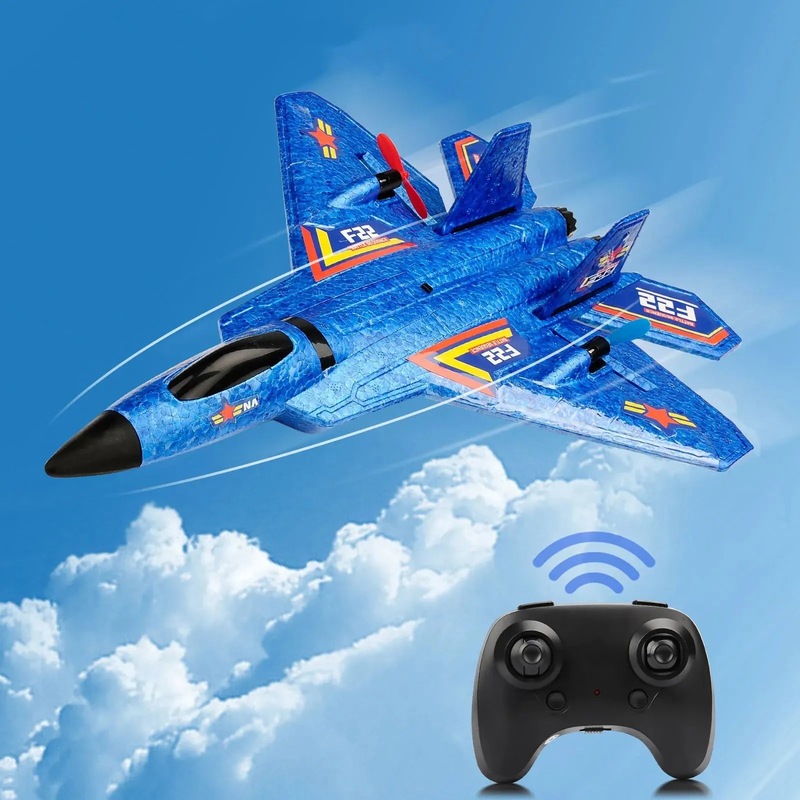 Buy F22 Raptor Rc Plane 2.4G 2Ch Glider With Led Lights MyDeal