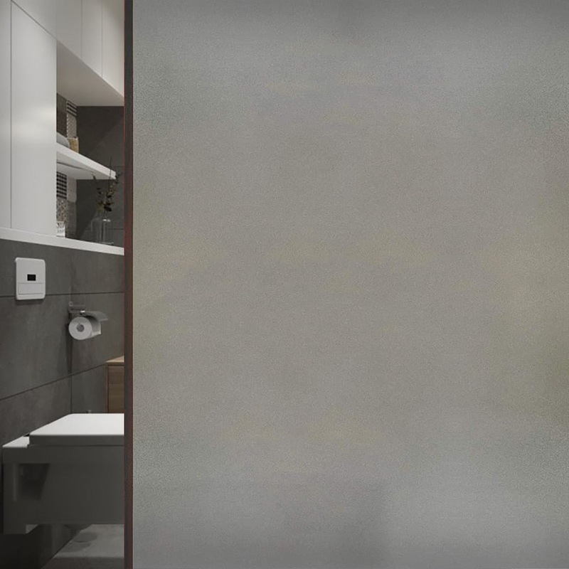 Buy Gray Matte Film Privacy Stained Glass Film Static Cling Self