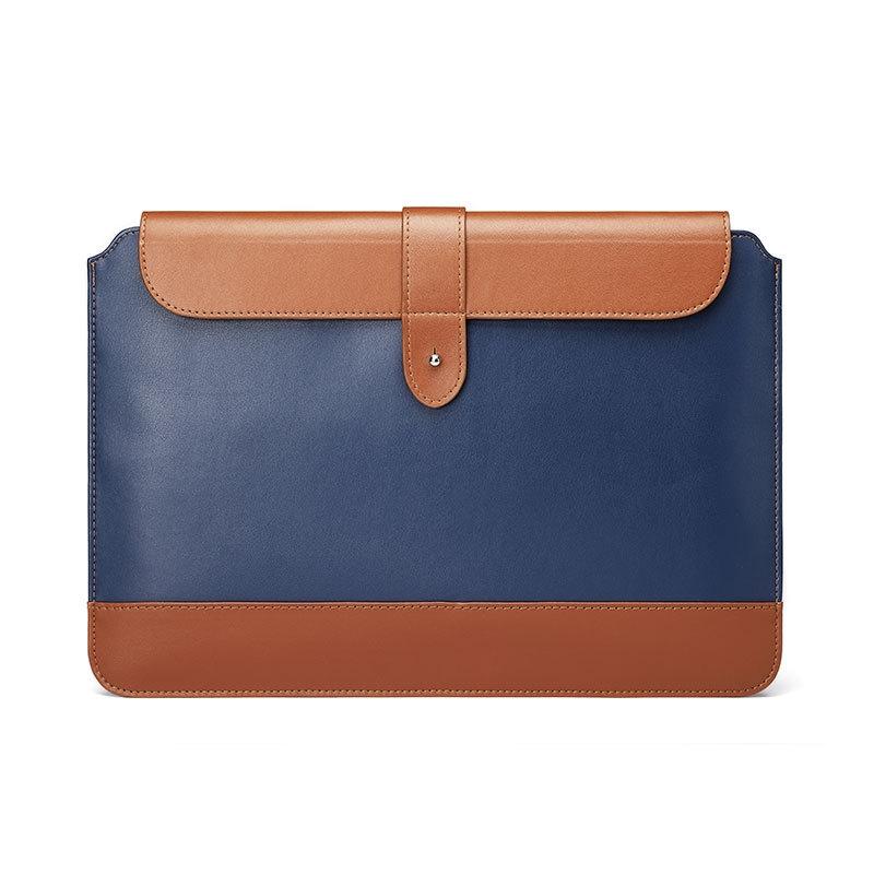 Buy 13-14 Inch Microfiber Notebook Liner Bag - Blue & Brown - MyDeal ...