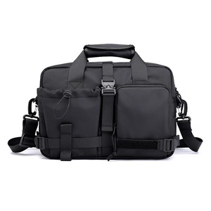Large Capacity Men Shoulder Messenger Bag Fits Laptops Multi Functional