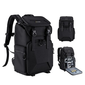 Large Capacity Waterproof Camera Backpack 15.6inch Laptop Bag for Sony Nikon Canon Travel Camera Bag with Rain Cover