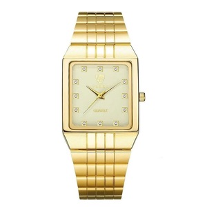 Luxury Stainless Steel Bracelet Golden Quartz Watch Men Women Watches Casual Wristwatches Female Male Clock