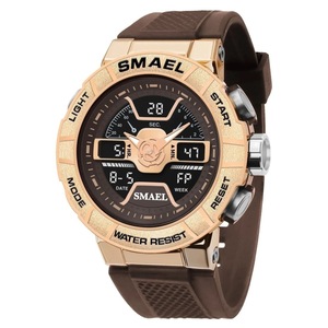 Men 50m Waterproof Sports Quartz Watch Led Back Light 8067