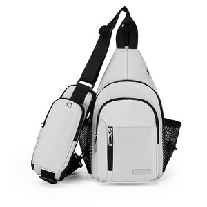 Men Oxford Cloth Chest Bag Casual Crossbody Shoulder Backpack