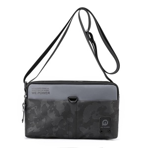 Men Oxford Cloth Crossbody Bag Outdoor Sports Shoulder Bag