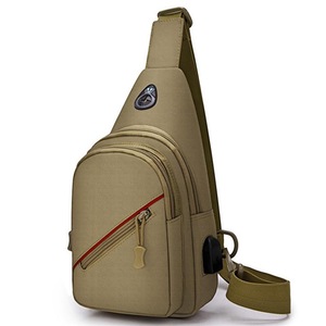 Men Oxford Cloth Crossbody Chest Bag Outdoor Leisure Single Shoulder Bag
