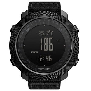 Mens 50m Waterproof Led Digital Military Compass Altitude Barometer Digital Sports Watch