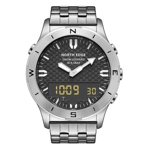 Mens Business Waterproof 50m Luminous Sports Digital Watch with Altimeter & Barometer Compass