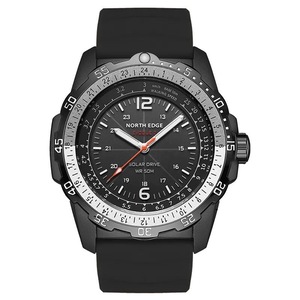 Mens Waterproof 50m Solar Power Luminous Military Sports Digital Watch