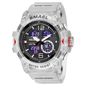 Military Watch Quartz Wristwatches Sport 50m Waterproof Alarm Clock Light Analog