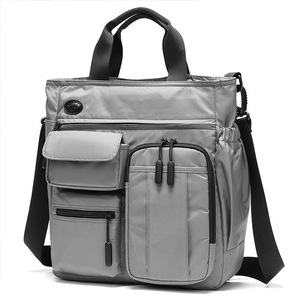Multi Compartment Laptop Handbag Lightweight Large Capacity Messenger Bag