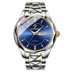Multifunctional Business Calendar Watch - Luminous Quartz