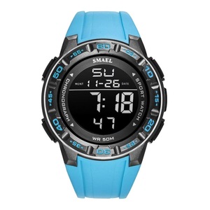 New Watch Digital for Men Smael Luxury Brand Clocks 50m Waterprrof Wrist Watch