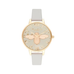 Olivia Burton Ob16gd37 Womens Beige Watch Quartz 34mm