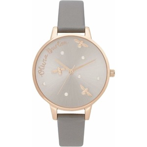 Olivia Burton Ob16pq03 Women's Grey Watch Quartz 34mm