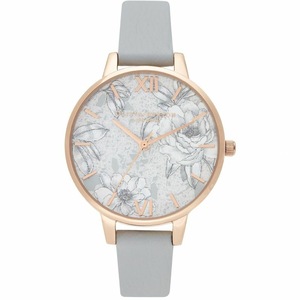 Olivia Burton Ob16tz01 Womens Grey Watch Quartz 34mm