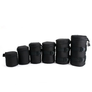 Photographic Accessory Dslr Camera Lens Bag Lens Pouches Waterproof Nylon Lens Case for Canon Nikon Sony Lenses Protector