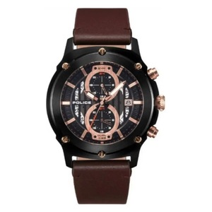 Police R1451324001 Men's Quartz Watch Black 46 Mm