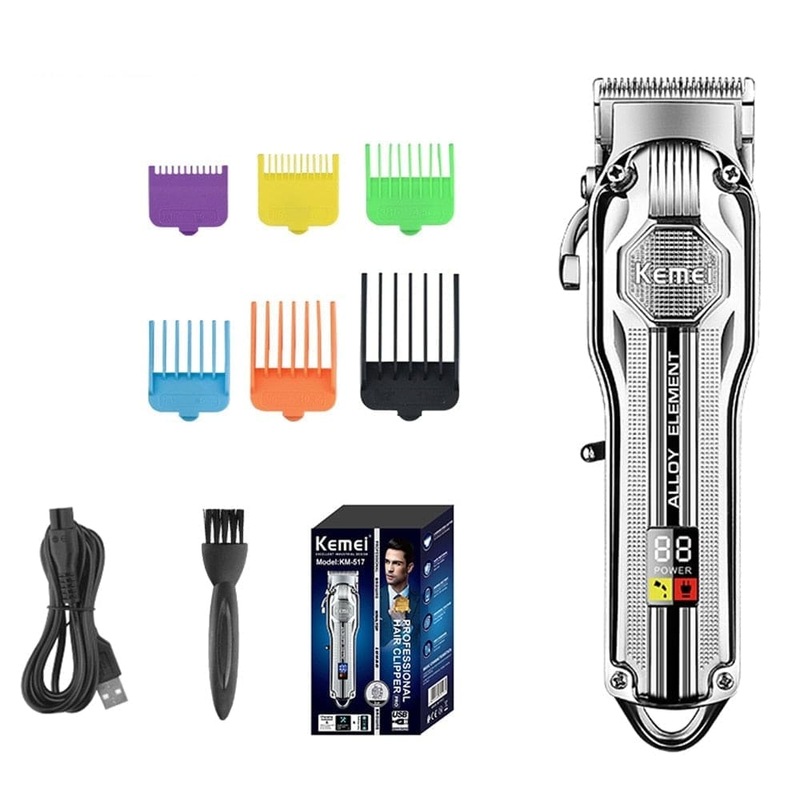 Buy Powerful Electric Hair Clippers Men Barber Cordless Trimmer