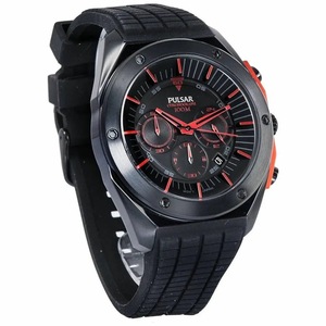 Pulsar Pt3463x1 Men's Black Watch Quartz 45mm