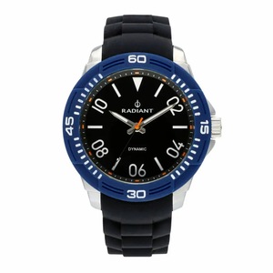 Radiant Ra503602 Men's Quartz Watch Black 46 Mm