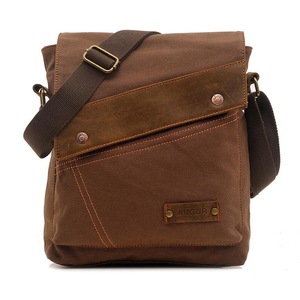 Retro Canvas Vertical Shoulder Messenger Bag Functional & Stylish