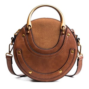 Retro Leather Mini Shoulder Bag for Women