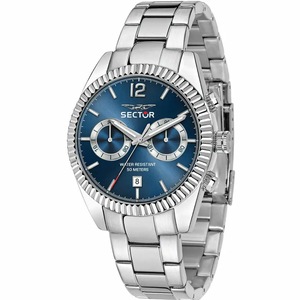 Sector R3253240006 Men's Quartz Watch Blue 41 Mm