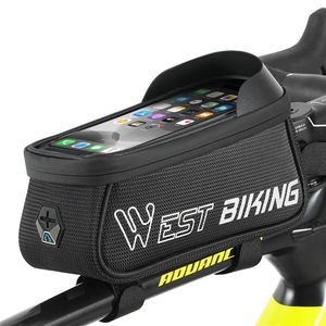 Sensitive Touch Screen Bicycle Phone Bag with Headphone Hole Design