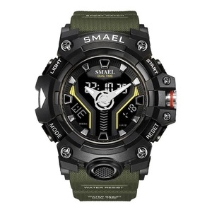 Sport Watch for Man Dual Time Watch for Men Shock Resistant Led Light Watch Military 8075 Quality Mens Sports Watches