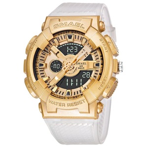 Sport Watches Waterproof Smael New Watch for Men Crystal Watchband Stopwatch