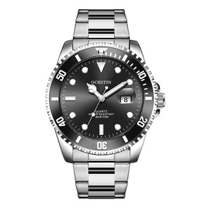 Stainless Steel Quartz Watch with Waterproof Calendar - Fashion Business