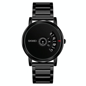 Stylish 30m Waterproof Quartz Watch with Stainless Steel Band