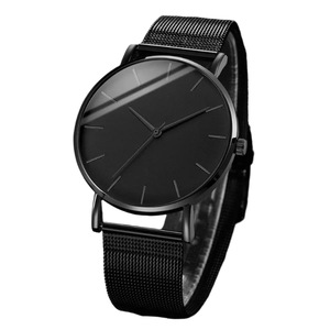Thin Stainless Steel Quartz Watch