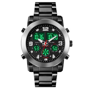 Triple Display Luminous Digital Watch - 1642