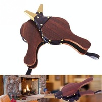 Vintage Wooden Fireplace Blower for Traditional Cooker - Diy Accessories