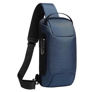 Waterproof Anti Theft Crossbody Chest Bag Men Oxford Cloth 34X18X10Cm