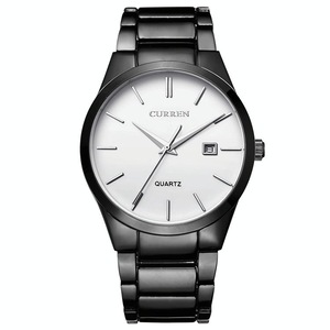 Waterproof Full Steel Quartz Watch - Fashion Business Calendar