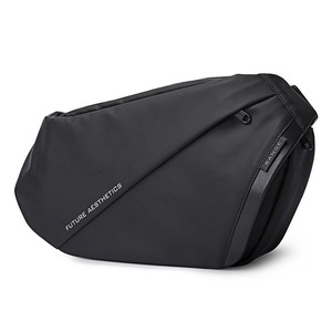 Waterproof Men Crossbody Chest Bag Epithelium Coating 35X19X8.5Cm Black