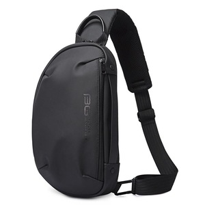 Waterproof Men Crossbody Chest Bag Usb Port 34 X 19 X 6Cm