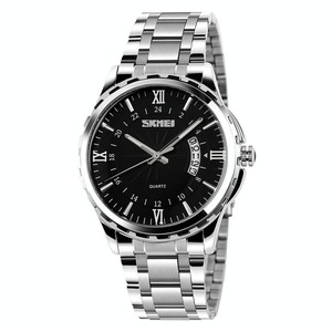 Waterproof Silver Shell Quartz Watch - Multifunctional Outdoor Fashion