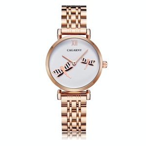 Waterproof Silver Steel Quartz Watch - Fashion Life