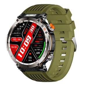 Waterproof Smart Watch With Flashlight And Compass - 1 Inch