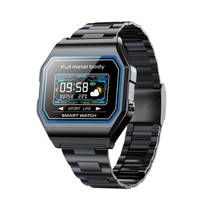 Waterproof Steel Smart Watch With Colour Screen